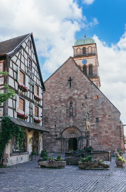 Strada colorata a Kaysersberg