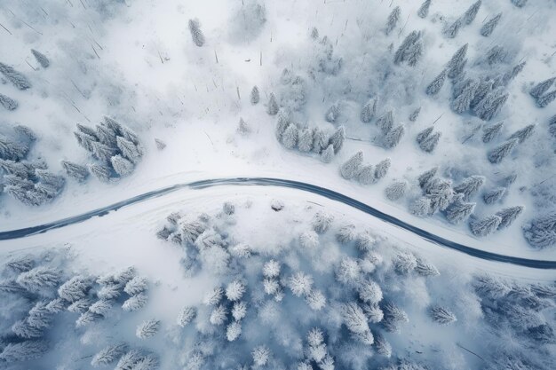 Strada d'inverno