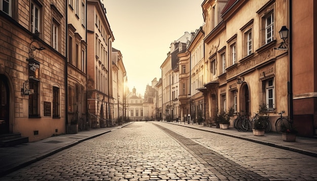 strada della città generativa AI