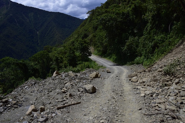 Strada della morte Camino de la Muerte Yungas Strada del nord tra La Paz e Coroico Bolivia