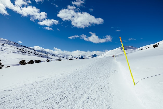 Strada della neve