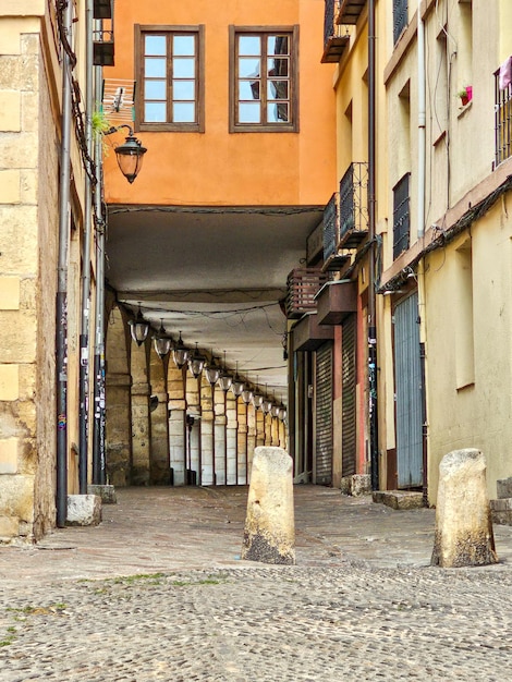 Strada di accesso alla piazza principale di Leon