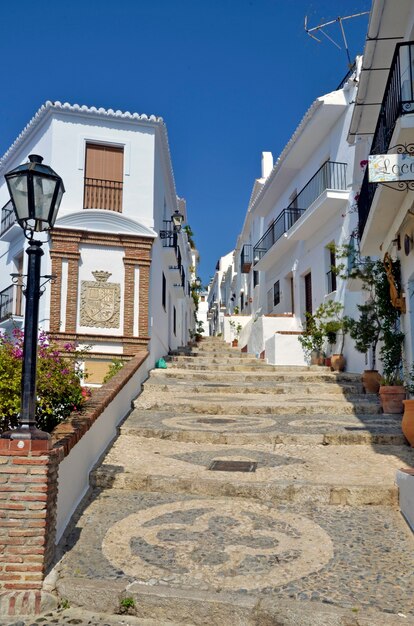 Strada di Frigiliana in Andalusia