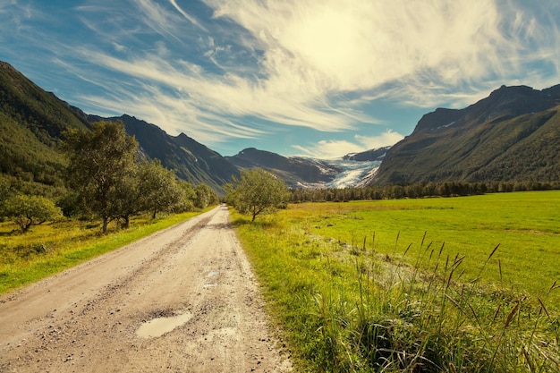 Strada in Norvegia