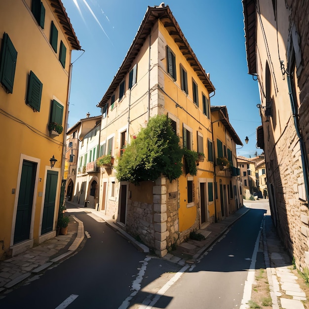 strada nel centro storico di Italia