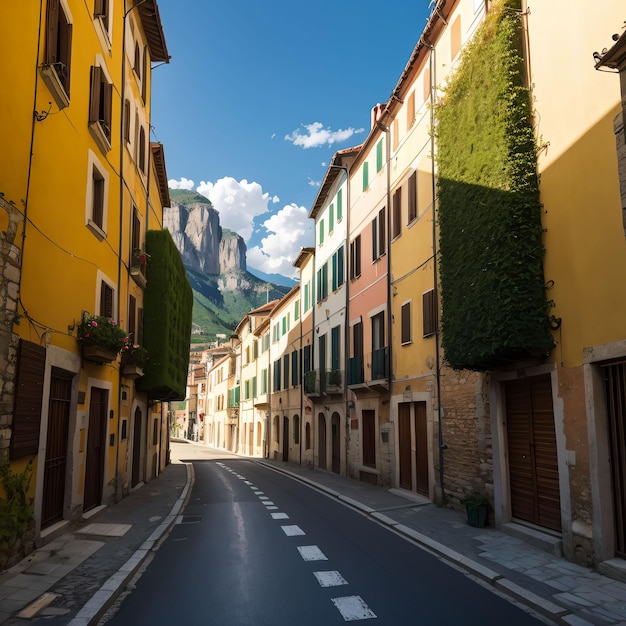 strada nel centro storico di Italia