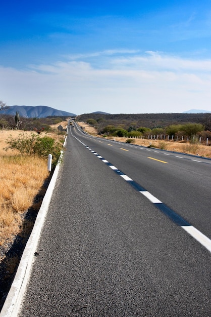 Strada nel deserto