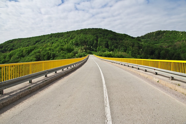 Strada nelle montagne dei Balcani, Serbia