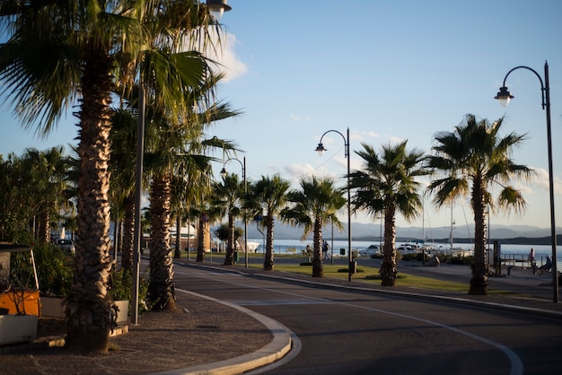 Strada sul mare in Costa Brava