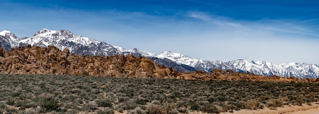 Strada verso il Monte Whitney nella Sierra orientale della California USA 4K Ultra HD Immagine