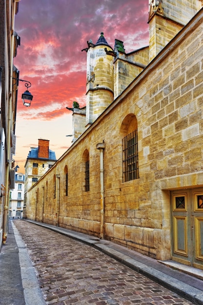 Strade medievali di Paris.France.