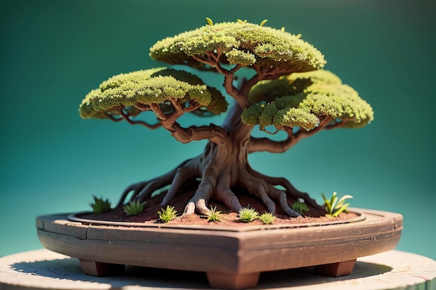 Strane bellissime piante ornamentali bonsai in vaso decorazione interna elegante atmosfera di vita