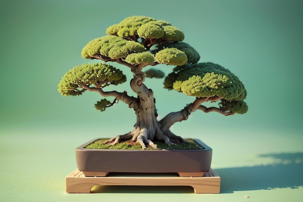 Strane bellissime piante ornamentali bonsai in vaso decorazione interna elegante atmosfera di vita