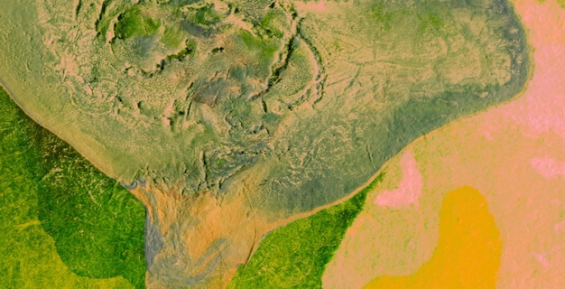 Strati dinamici di texture di pittura a olio di brillantezza e profondità