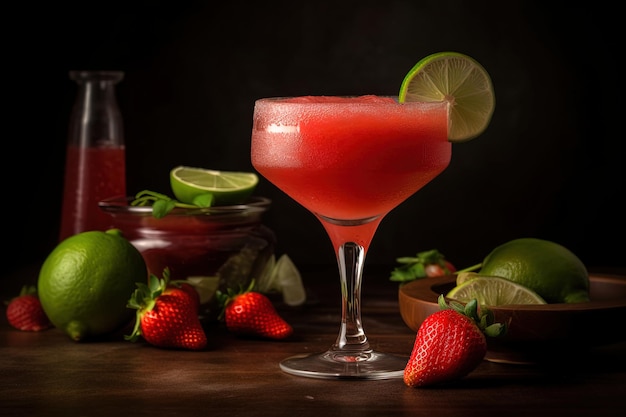 Strawberry Daiquiri Un cocktail fruttato e rinfrescante