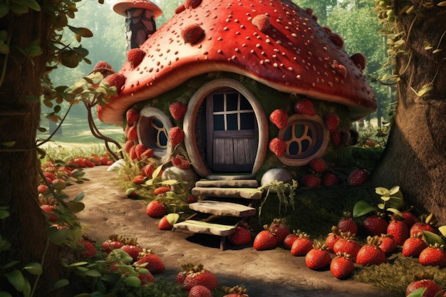 Strawberry Fields Forever Una casa fatta di bacche fresche