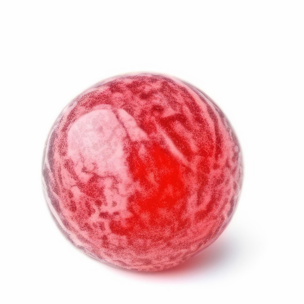 Strawberry Rasbery Sweet Food Acquerello su sfondo bianco