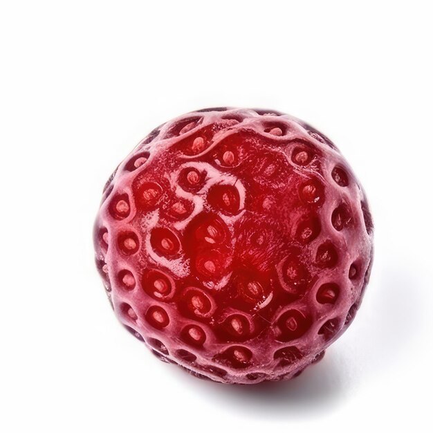 Strawberry Rasbery Sweet Food Acquerello su sfondo bianco
