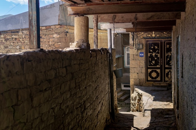 Street a Chokh un antico villaggio di montagna nel Daghestan