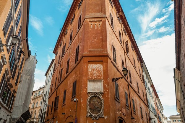 Street scape del centro di Roma Italia