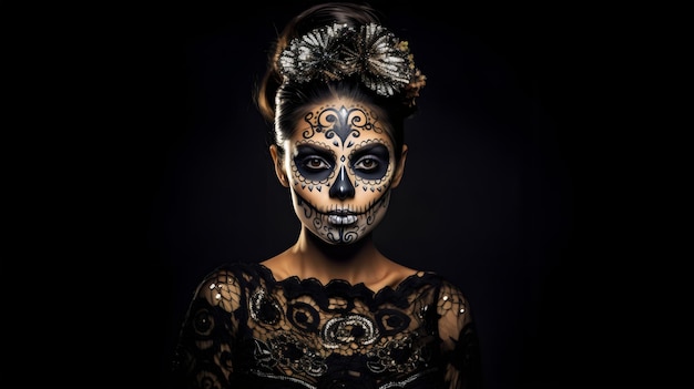 Strega messicana per Dia de Muertos