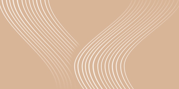 Strisce curve linee e spazio di copia Onda di cortina sfondo rosa