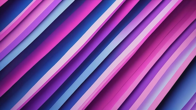 Strisce diagonali di blu viola lilac rosa con un gradiente