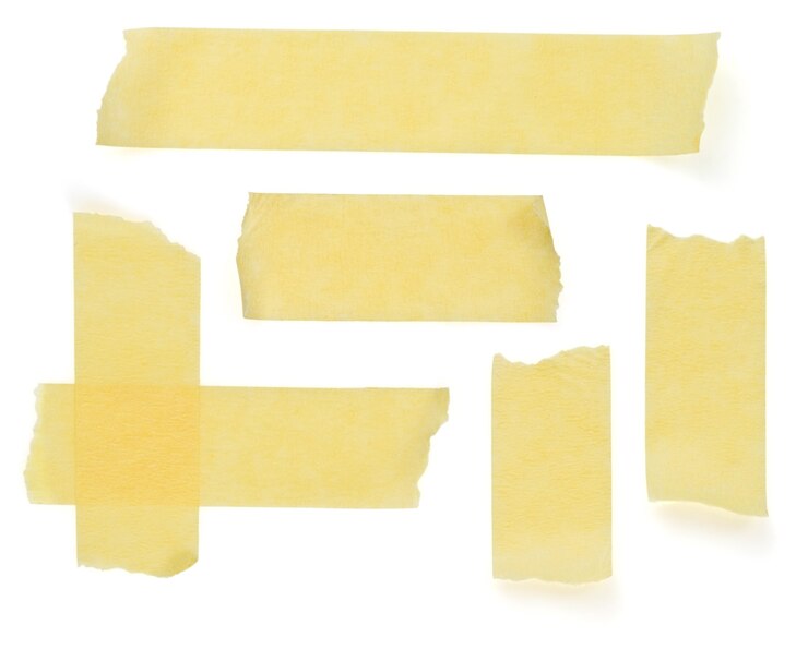 Strisce scozzesi isolate su bianco