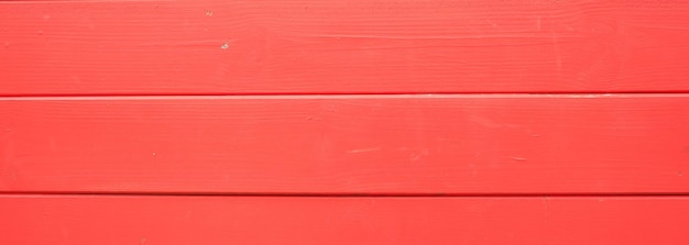 Striscione da pavimento o da parete di colore rosso con assi di legno