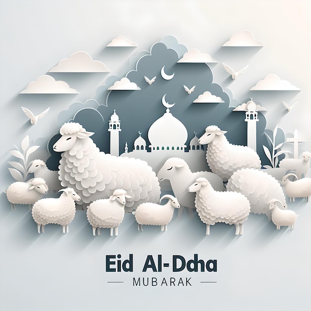 Striscione di Eid alAdha sui social media