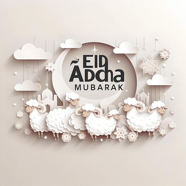 Striscione di Eid alAdha sui social media