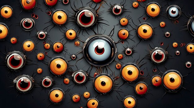striscione illustrativo delle bevande di Halloween degli Eyeballs