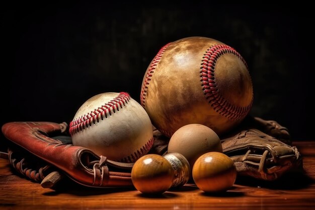 strumenti e attrezzature per softball fotografia pubblicitaria professionale