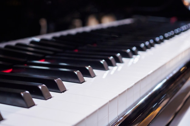 Strumento musicale di sfondo della tastiera del pianoforte