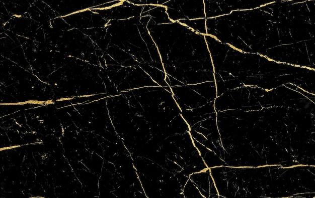 Struttura astratta di marmo nero con illustrazione di modello di lusso dorato