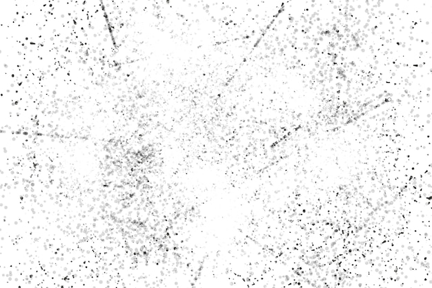 Struttura astratta di particelle monocromatiche. Sfondo di crepe graffi scheggiature macchie macchie di inchiostro linee