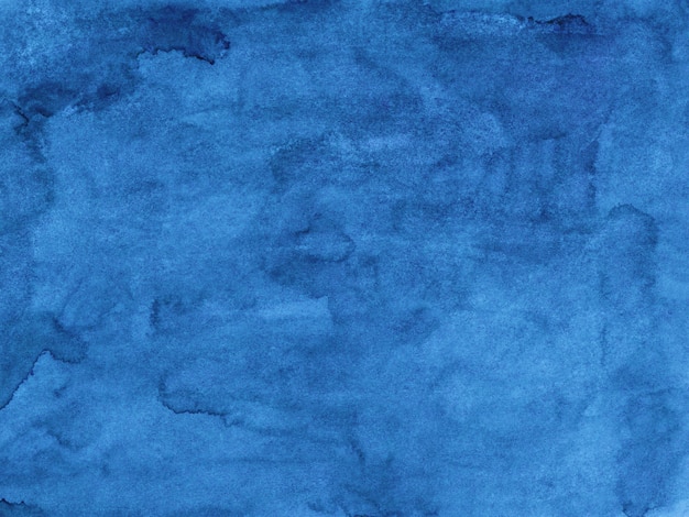 Struttura blu della pittura del fondo dell'acquerello