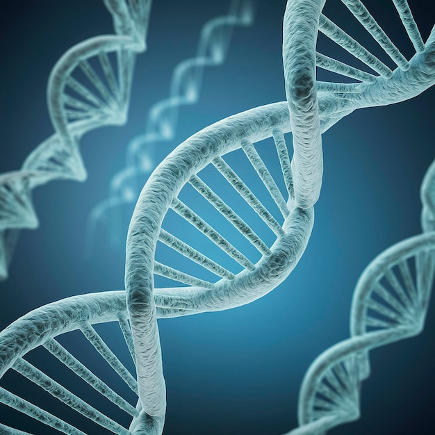 Struttura del DNA 3 o tecnologia del cromosoma a elica blu