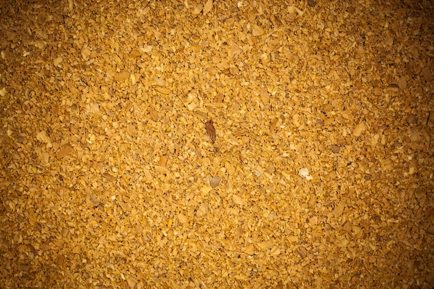 Struttura del fondo della bacheca di sughero marrone.