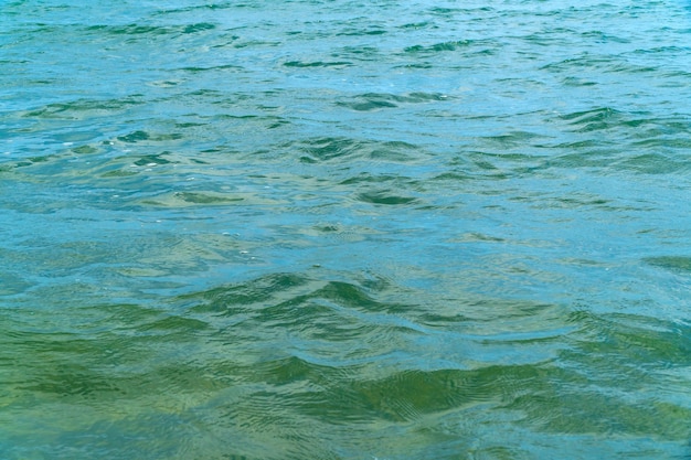 Struttura del fondo della superficie dell'acqua turchese