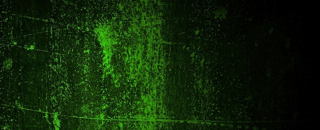 Struttura del grunge della parete verde. Cemento Nero Verde Scuro