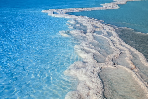 Struttura del Mar Morto Riva del mare salato