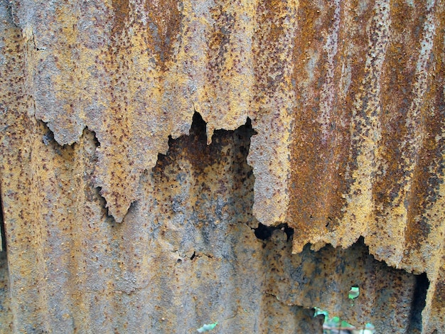 Struttura del metallo di lerciume zincato a zinco