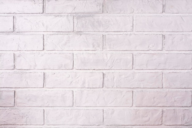 Struttura del muro di mattoni bianchi.