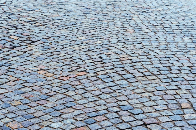 Struttura del percorso delle pietre per lastricati Modello della strada del ciottolo per lo sfondo