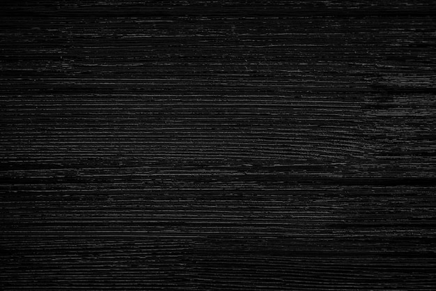 Struttura del primo piano del fondo di legno nero di colore nero