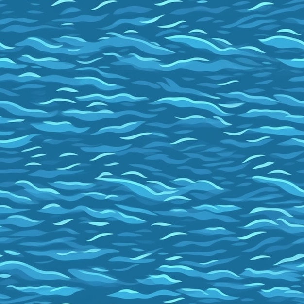 Struttura dell'onda di acqua blu senza soluzione di continuità