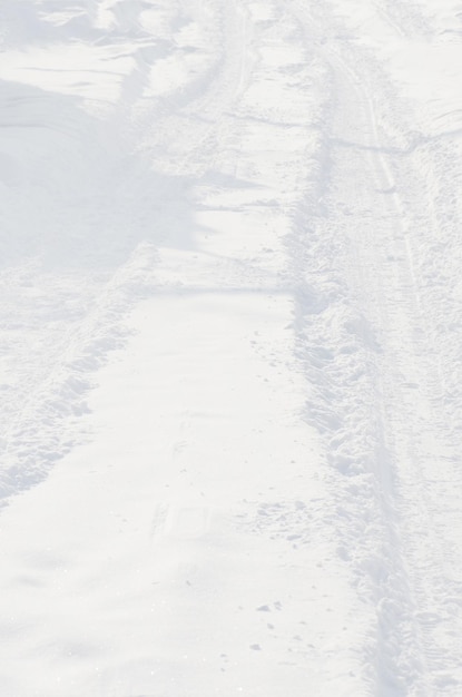 Struttura della neve con lo spazio della copia