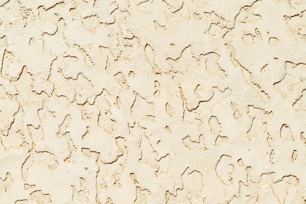 Struttura della parete intonacata beige