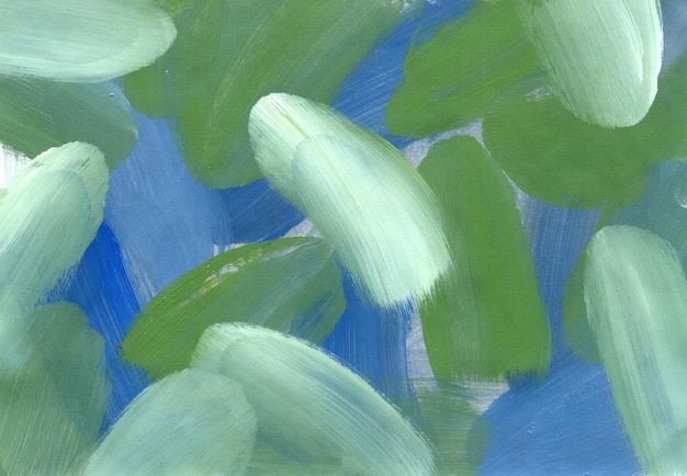 Struttura della pittura a olio acrilica blu verde